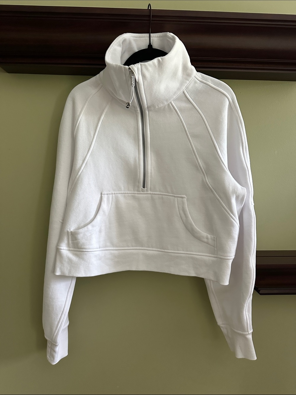 Lululemon Scuba Oversized Half Zip xs/sm white